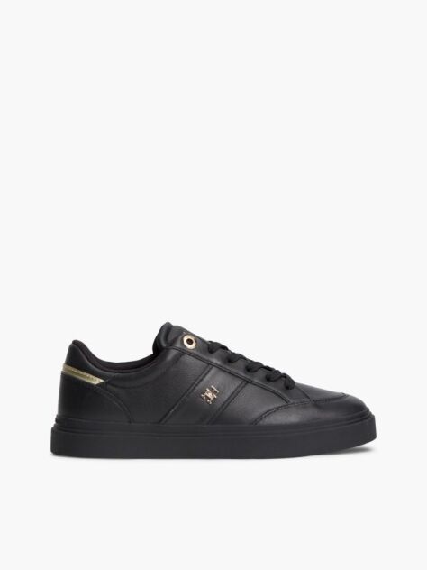 Negru Adidasi Din Piele Cu Talpa Pebble Grain  Femei
