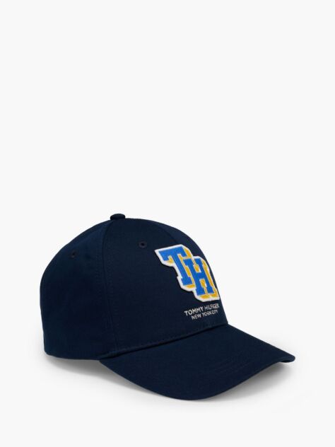 Blue Varsity Logo Six-Panel Baseball Cap  Kids Unisex