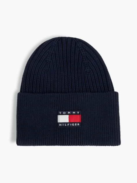 Blue Kids' Heritage Flag Logo Rib-Knit Beanie  Kids Unisex