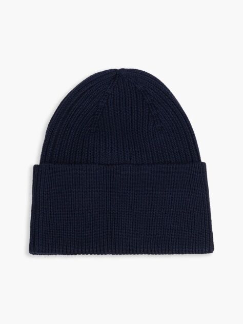 Blue Kids' Heritage Flag Logo Rib-Knit Beanie  Kids Unisex