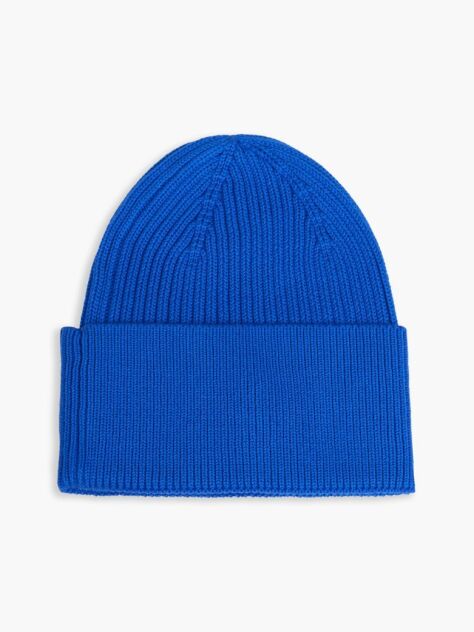 Blue Kids' Heritage Flag Logo Rib-Knit Beanie  Kids Unisex
