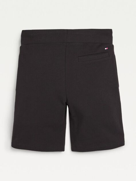 Black Essential Drawstring Sweat Shorts  Boys