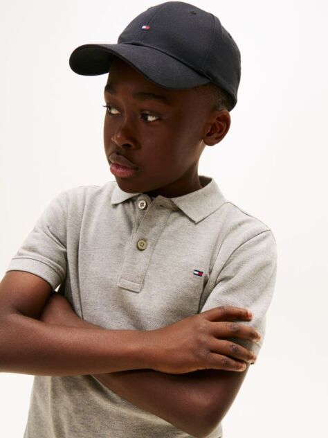 Gri Polo Regular Fit Essential Cu Steag Brodat  Baieti