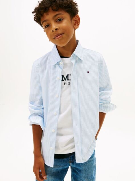 Multi Cotton Stripe Shirt  Boys