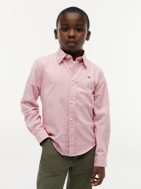 Multi Stretch Cotton Poplin Shirt  Boys