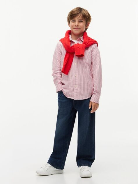 Multi Camasa Din Poplin De Bumbac Elastic  Baieti