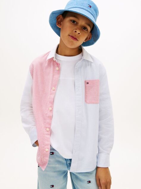 Multi Ithaca Stripe Oxford Shirt  Boys