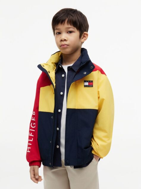 Multi Regatta Colour Blocked Jacket  Boys