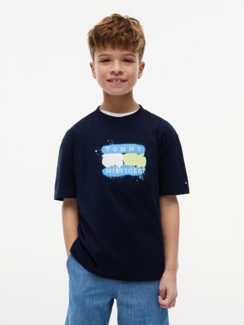Blue Flag Graffiti T-Shirt  Boys