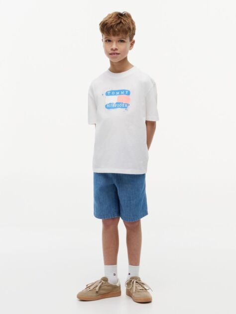White Flag Graffiti T-Shirt  Boys