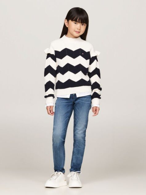 Blue Jeansi Skinny Nora Decolorati  Fete