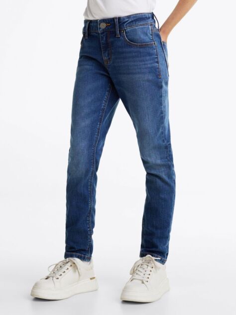 Blue Jeans Skinny Decolorati Nora  Fete