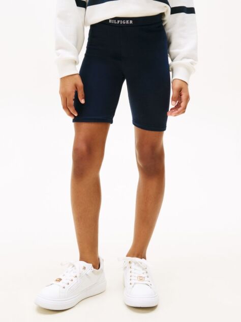Blue Skinny Cycle Shorts  Girls