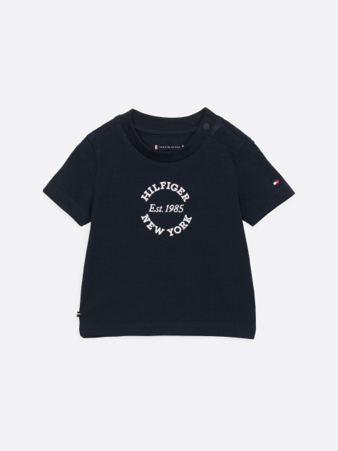 Blue Logo Crew Neck T-Shirt  Newborn