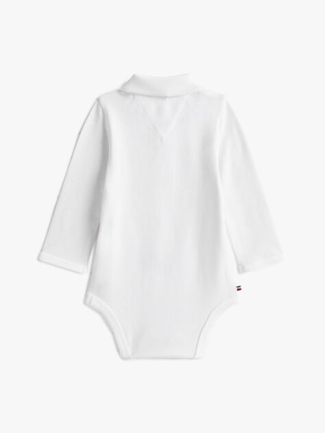White Essential Pique Polo Bodysuit Gift Set  Newborn