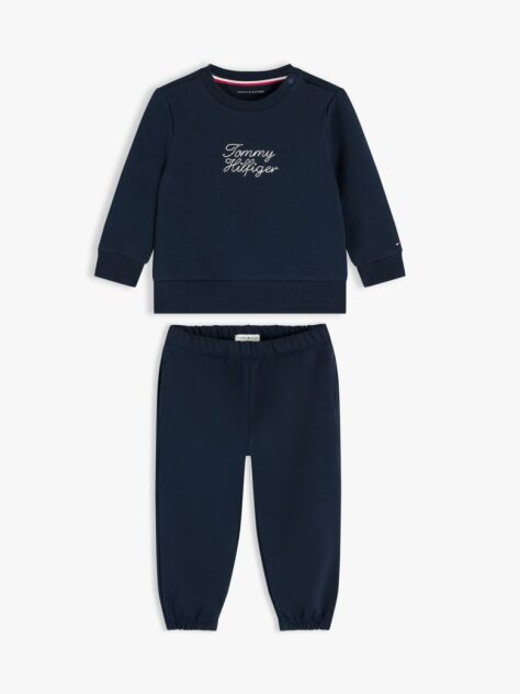 Blue Rope Logo Sweatshirt And Joggers Sets  Newborn