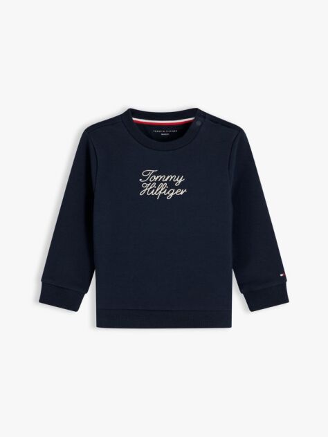 Blue Relaxed Crew Neck Sweatshirt  Newborn