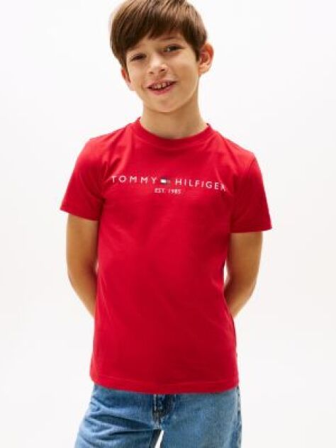 Red Dual Gender TH Established Essential T-Shirt  Kids Unisex