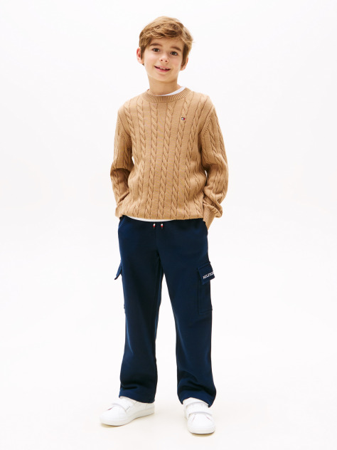 Blue Pantaloni Cargo Hilfiger Monotype  Copii unisex