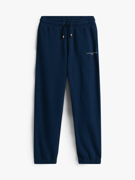 Blue Set Hanorac Cu Guler Rotund Si Pantaloni Jogger  Copii unisex