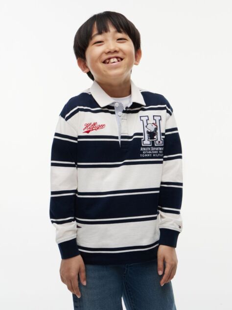 Multi Peanuts® Rugby Polo Cu Dungi Si Croiala Regular  Copii unisex