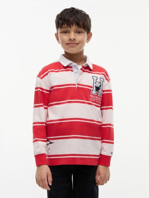 Multi Peanuts® Rugby Polo Cu Dungi Si Croiala Regular  Copii unisex