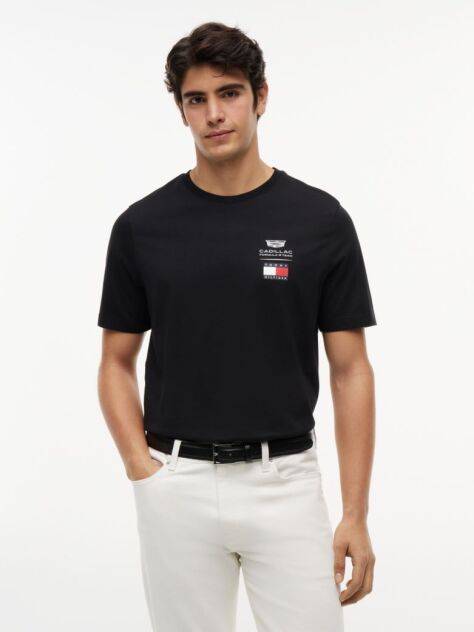 Black TH x Cadillac Formula 1® Team Logo T-Shirt  Unisex