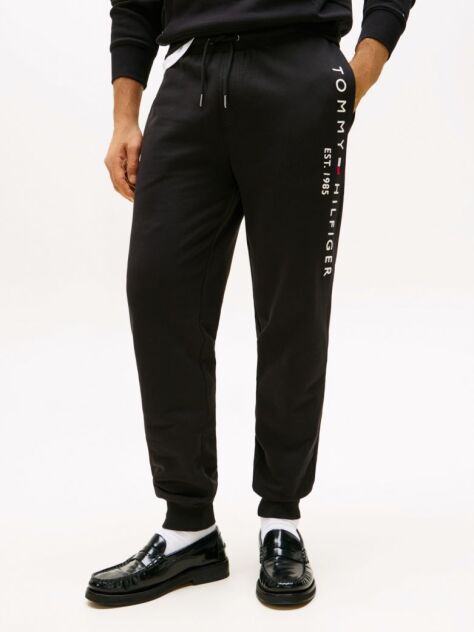 Black Tommy Logo Sweatpants  Men