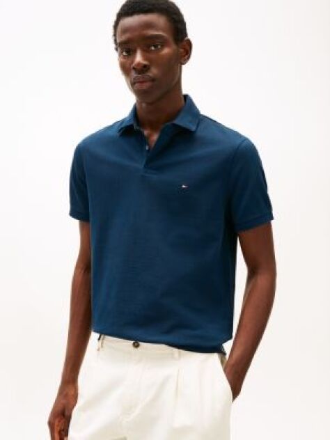 Blue 1985 Collection Regular Fit Pique Polo  Men