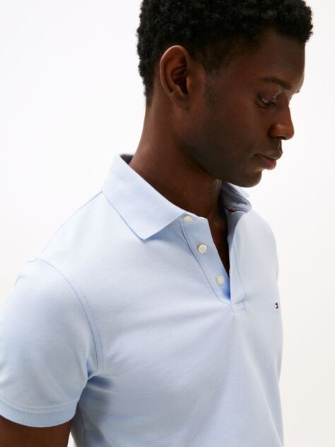 Blue 1985 Collection Slim Fit Pique Polo  Men