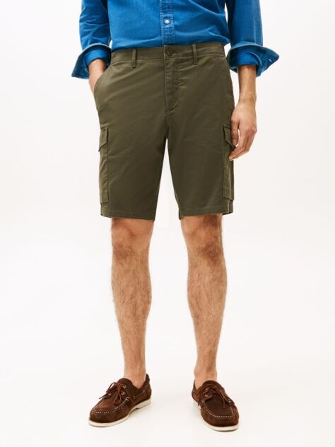 Verde Pantaloni Scurti Harlem Relaxed Cargo 1985 Collection  Barbati