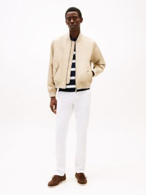 Alb Pantaloni Chinos Slim Fit 1985 Collection Bleecker  Barbati