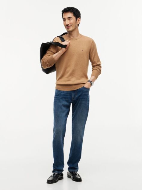 Maro Jumper Din Bumbac Si Casmir Crew Neck  Barbati