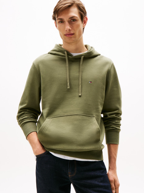 Green Flag Embroidery Terry Hoody  Men