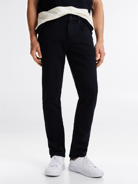 Blue Denton Straight Leg Jeans  Men