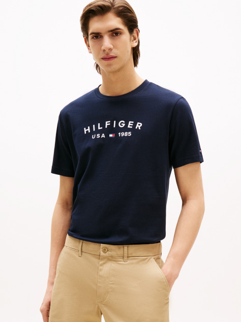 Blue Tricou Cu Logo  Barbati