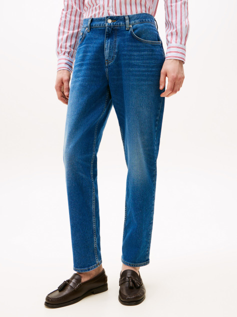 Blue Harlem Faded Tapered Jeans  Men