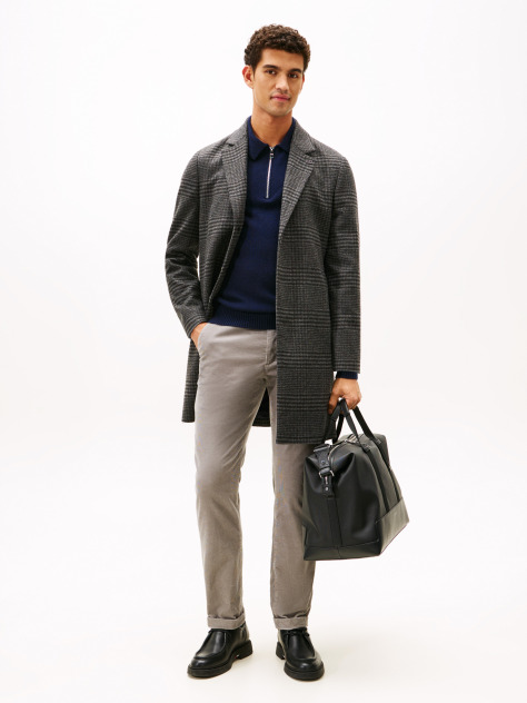 Grey Denton Straight Corduroy Chinos  Men