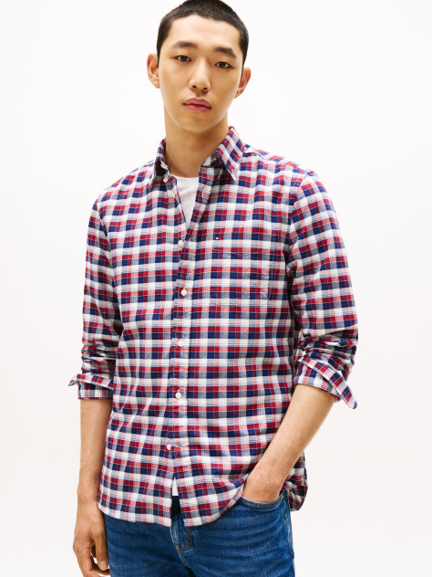 Multi Camasa Oxford Regular Tartan  Barbati