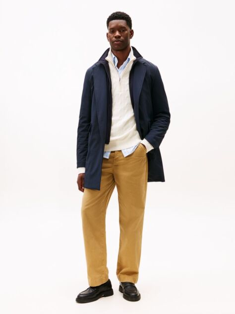 Blue Padded Performance Coat  Men