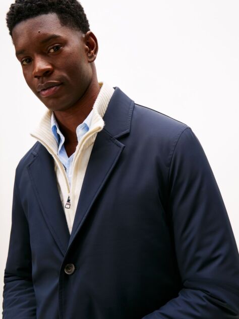 Blue Padded Performance Coat  Men