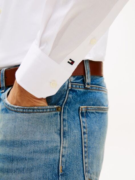 Alb Smart Casual Camasa TH Flex Cu Croiala Regular  Barbati