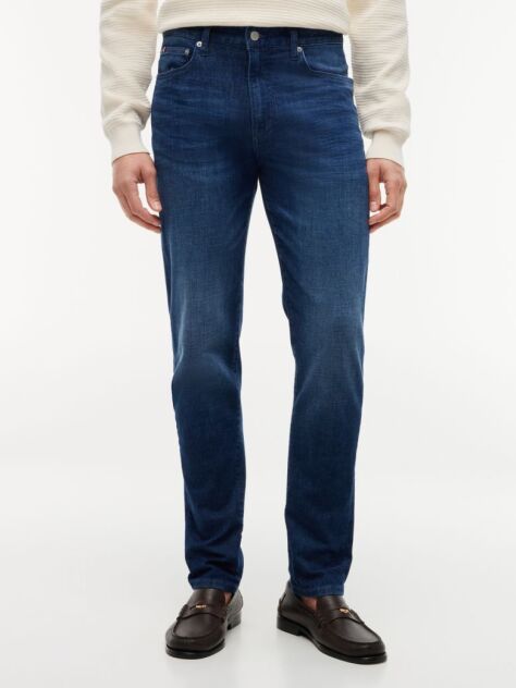 Blue Blugi Bleecker Cu Croiala Slim  Barbati