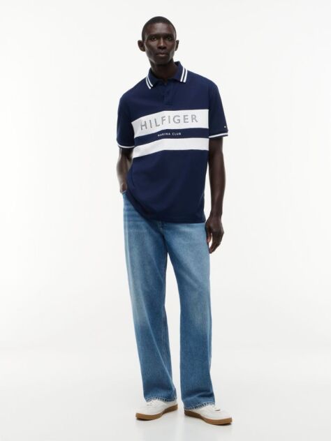 Multi Tricou Polo Cu Croiala Normala Si Detaliu Cu Logo  Barbati