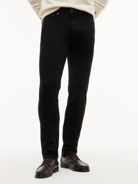 Negru Blugi Negri Bleeker Cu Croiala Slim  Barbati