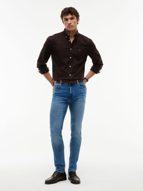 Blue Blugi Bleeker Cu Croiala Slim  Barbati