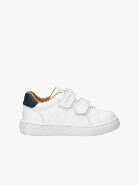 White Signature Low-Top Sneakers  Kids Unisex