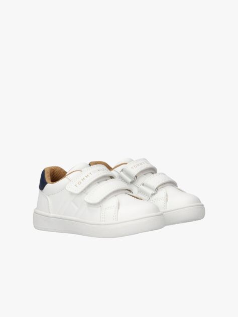 White Signature Low-Top Sneakers  Kids Unisex