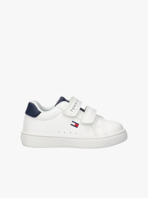 Alb Pantofi Sport Cu Prindere Reglabila Flag  Copii unisex