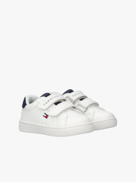 Alb Pantofi Sport Cu Prindere Reglabila Flag  Copii unisex